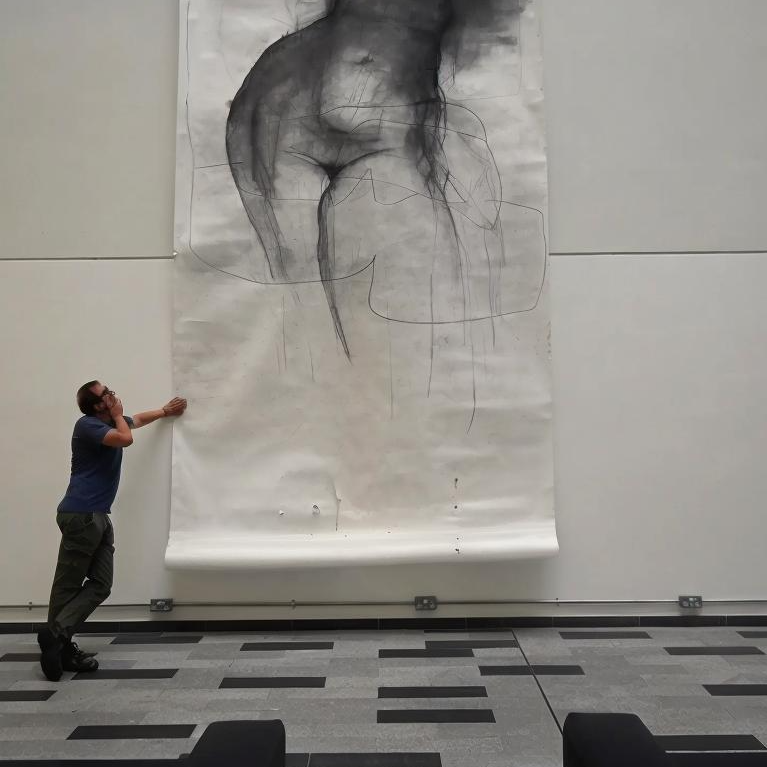 Huge Paintings on Paper